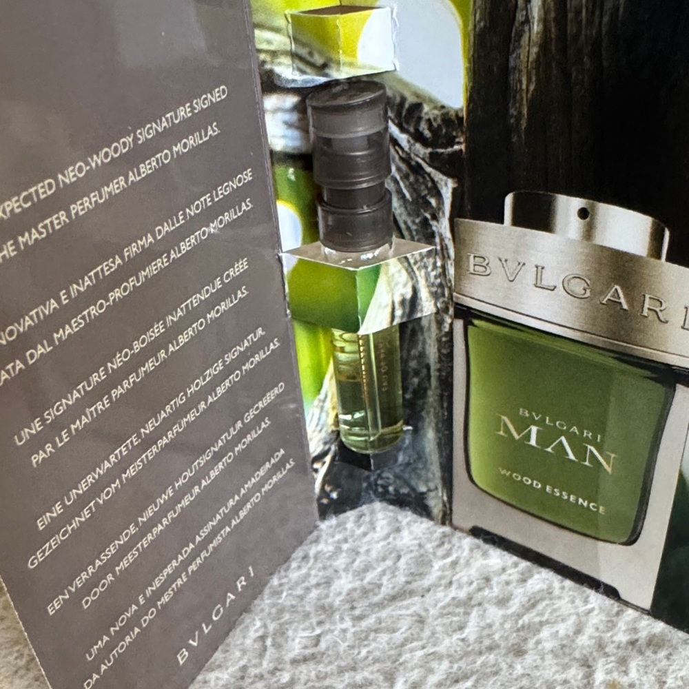 Bulgari Man Wood Essence Eau de Parfum 1.5ml Travel Size Sample